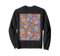 Indie Aesthetic Floral Pattern Hippy Sweatshirt - Streetwear Style Unisex - T-Shirt, Sweatshirt, Hoodie