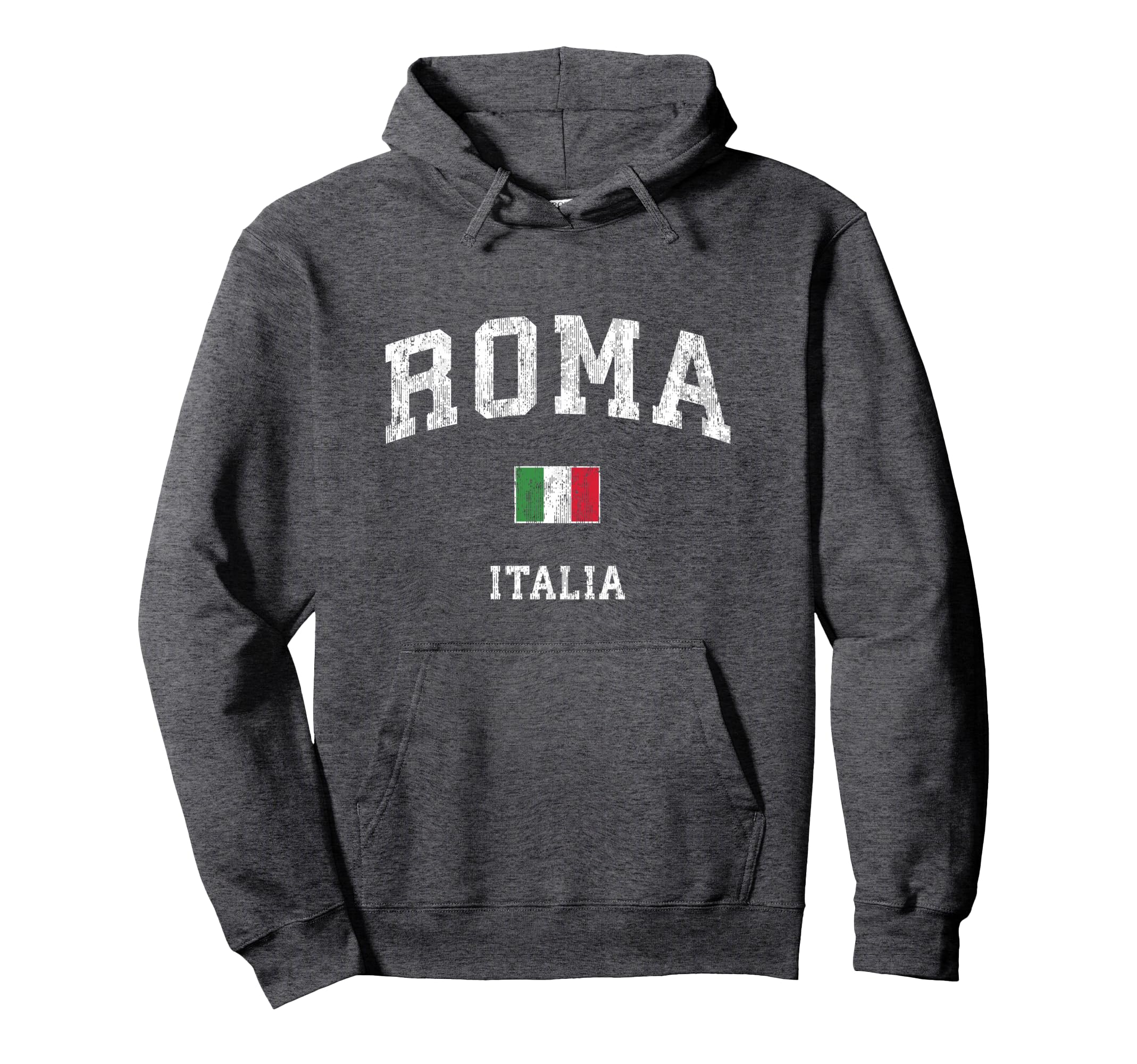 Roma Italia Rome Italy Athletic Sports Hoodie - Aesthetic Graphic Unisex - T-Shirt, Sweatshirt, Hoodie