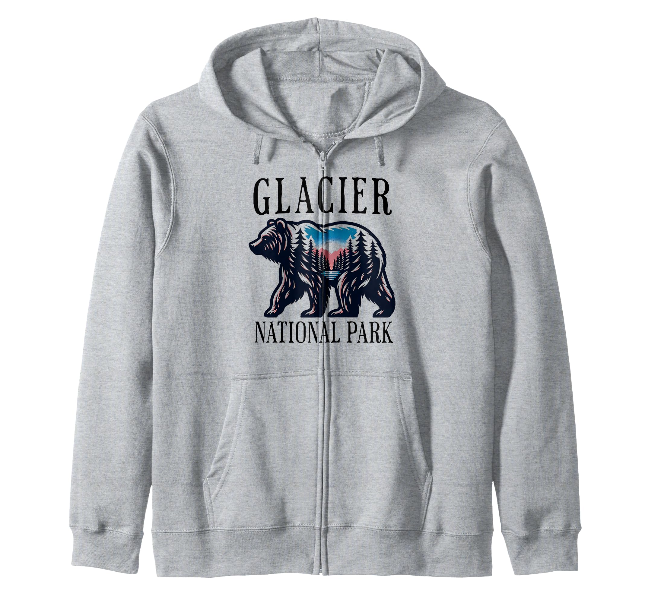 Glacier National Park Montana Usa T-Shirt - Casual Everyday Wear Unisex - T-Shirt, Sweatshirt, Hoodie
