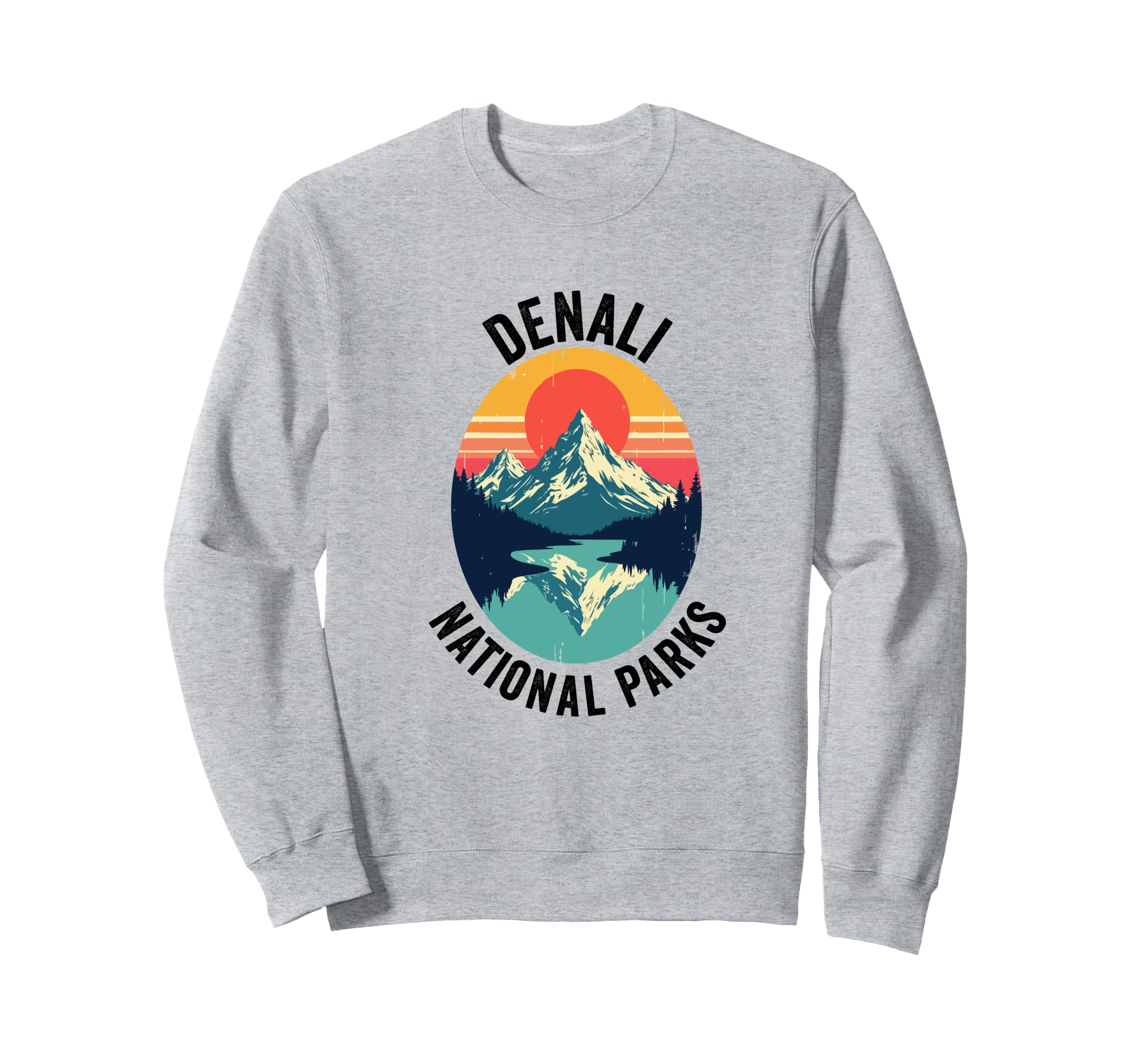 Denali National Park Souvenir Sweatshirt - Custom Art Print Men Women - T-Shirt, Sweatshirt, Hoodie
