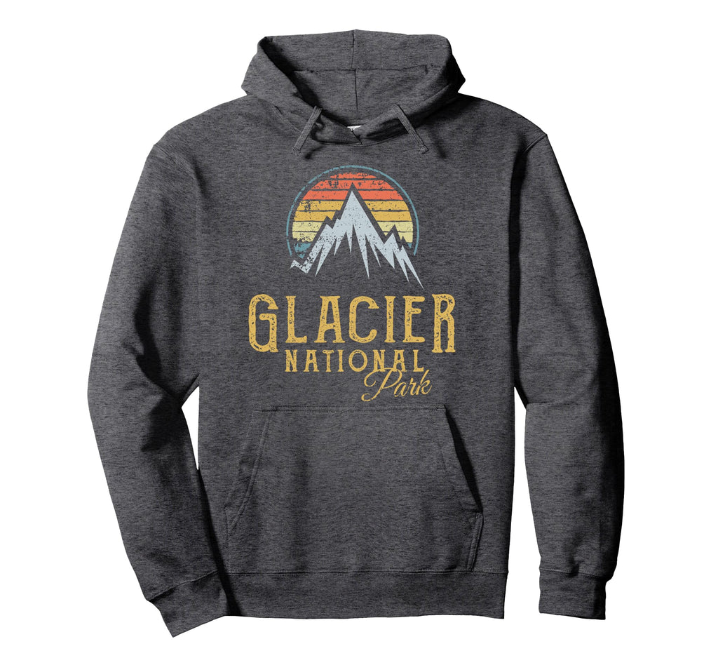 Glacier National Park Summit Hoodie - Fun Novelty Design Men Women - T-Shirt, Sweatshirt, Hoodie