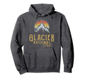 Glacier National Park Summit Hoodie - Fun Novelty Design Men Women - T-Shirt, Sweatshirt, Hoodie