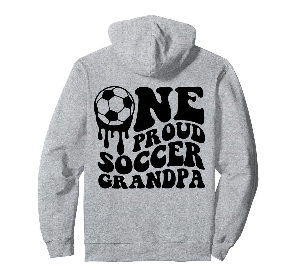 Proud Soccer Grandpa Soccer Ball Drip Hoodie - Novelty Apparel Men Women - T-Shirt, Sweatshirt, Hoodie