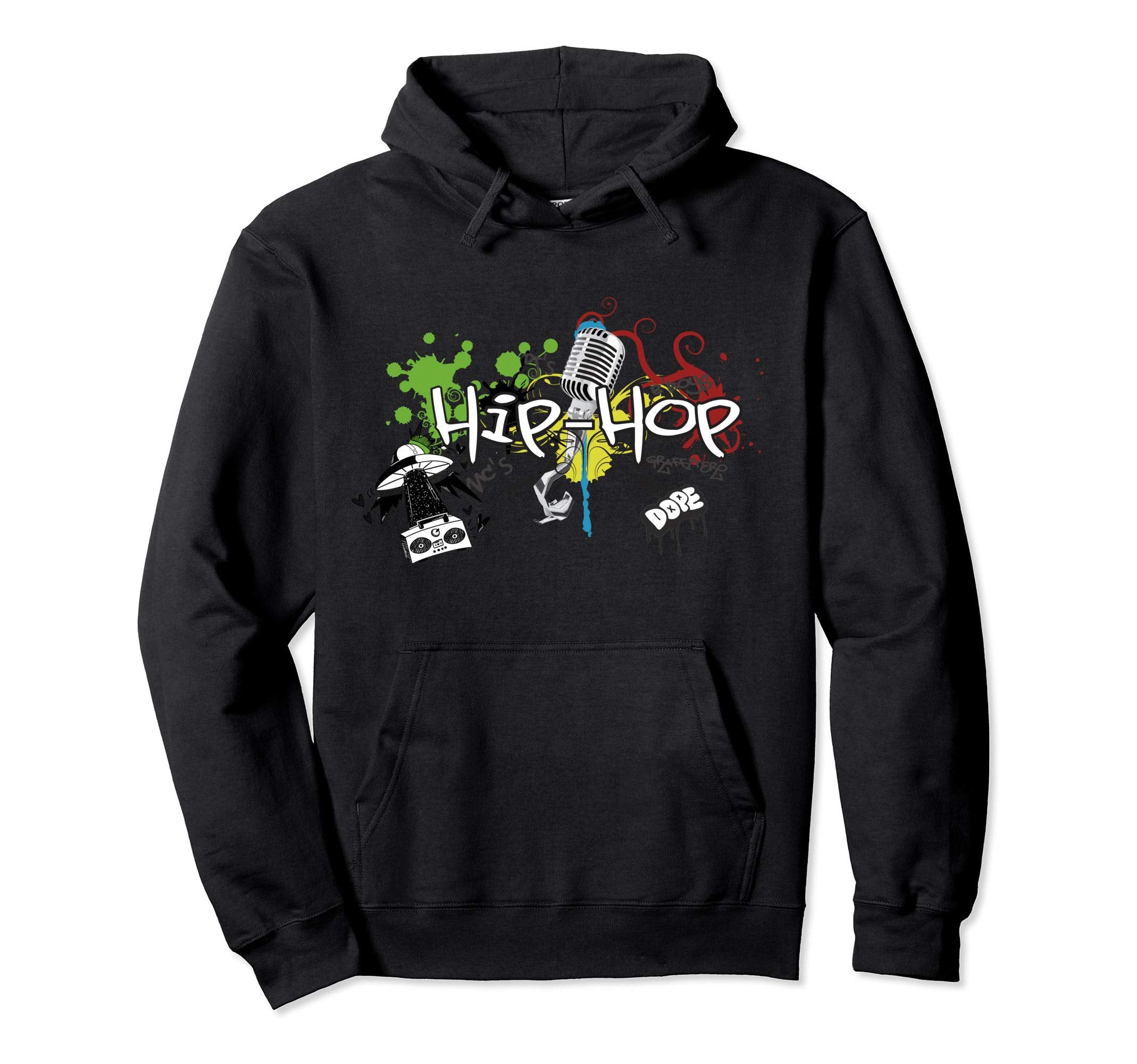 Old School Hip Hop Urban Wear Dope Swag Hoodie - Unique Graphic Men Women - T-Shirt, Sweatshirt, Hoodie