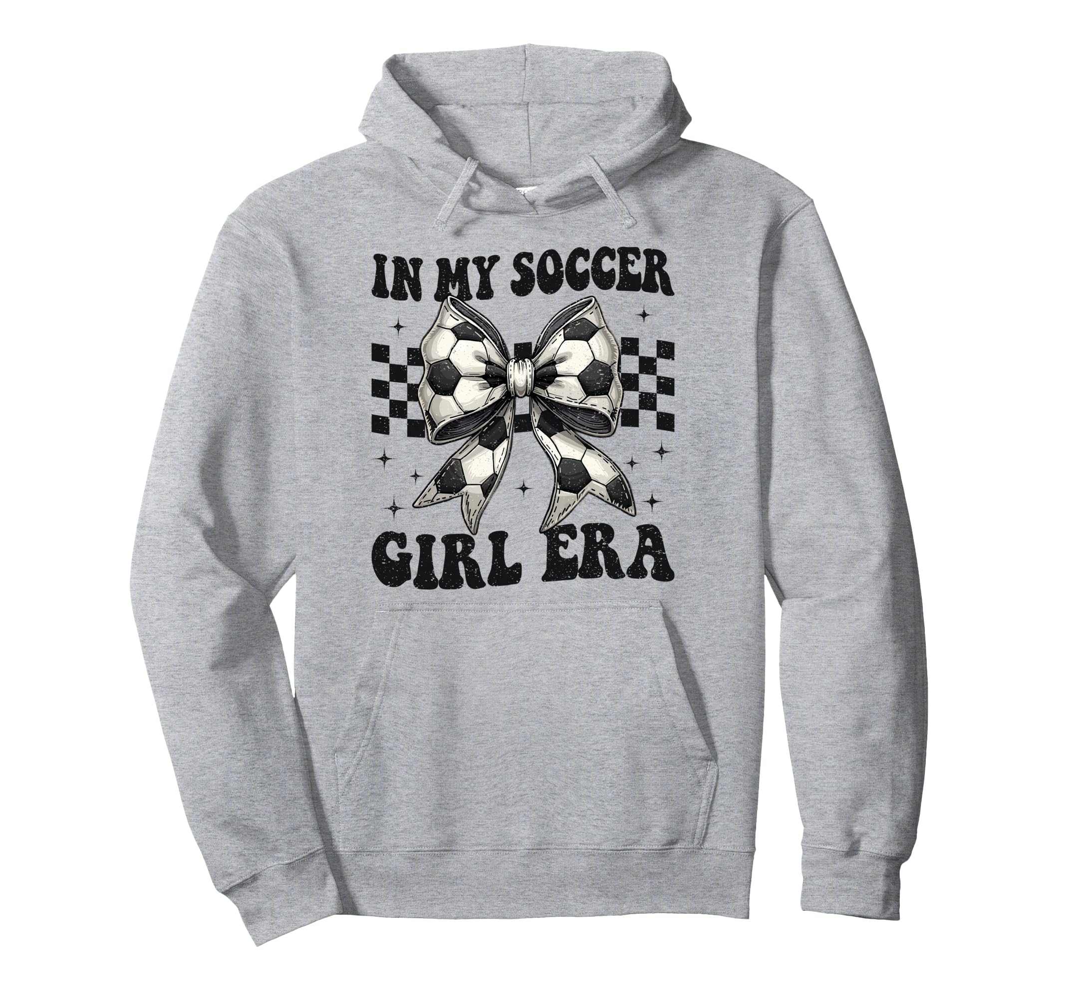 My Soccer Era Coquette Bow Soccer Hoodie - Custom Art Print Unisex - T-Shirt, Sweatshirt, Hoodie