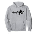 Snowboard Heartbeat Snowboarding Hoodie - Novelty Apparel Unisex - T-Shirt, Sweatshirt, Hoodie