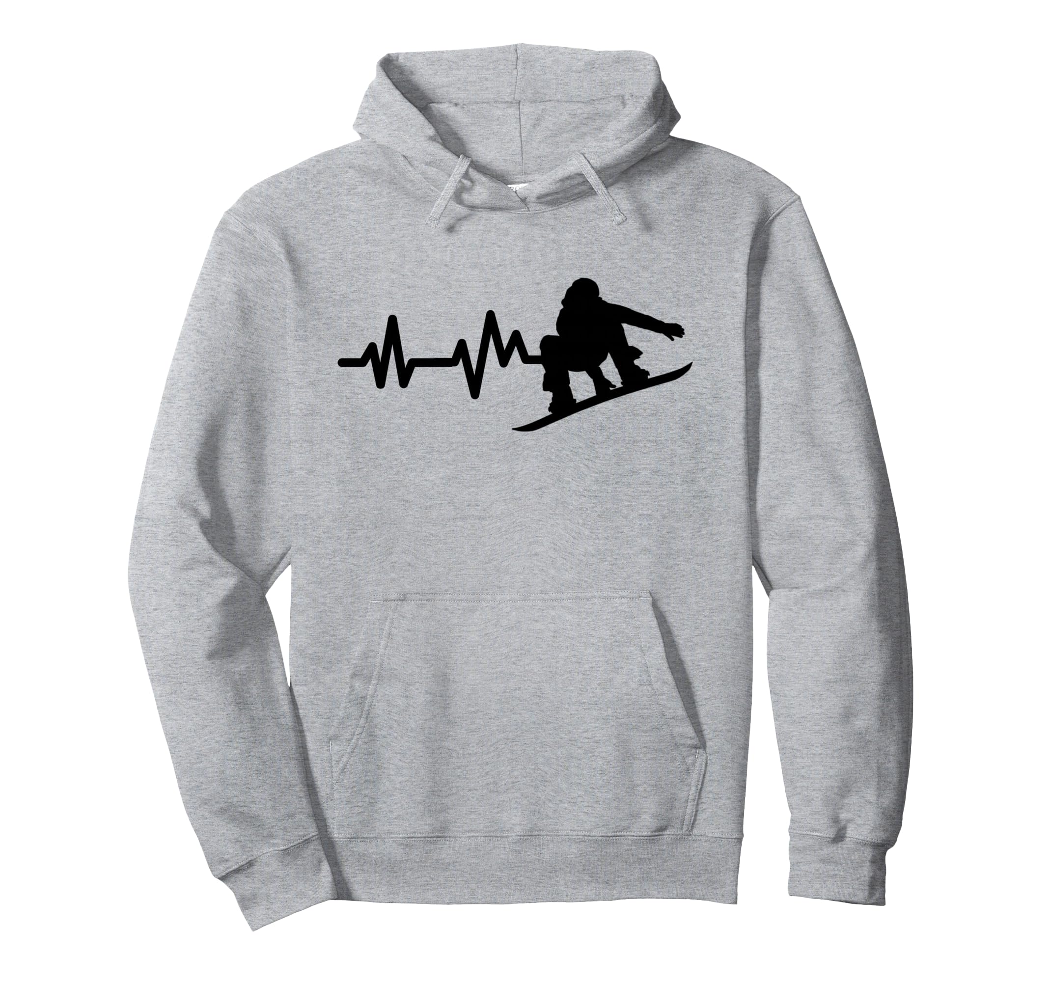 Snowboard Heartbeat Snowboarding Hoodie - Novelty Apparel Unisex - T-Shirt, Sweatshirt, Hoodie