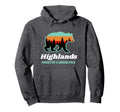 Highlands Nc Mountains Forest Hoodie - Minimalist Print for Adults - T-Shirt, Sweatshirt, Hoodie