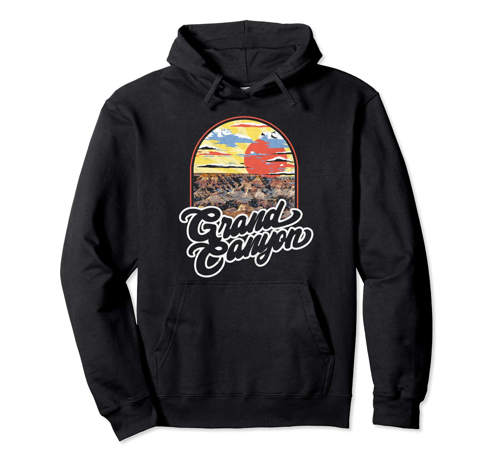 Grand Canyon National Park 80S Hoodie - Novelty Apparel Unisex - T-Shirt, Sweatshirt, Hoodie