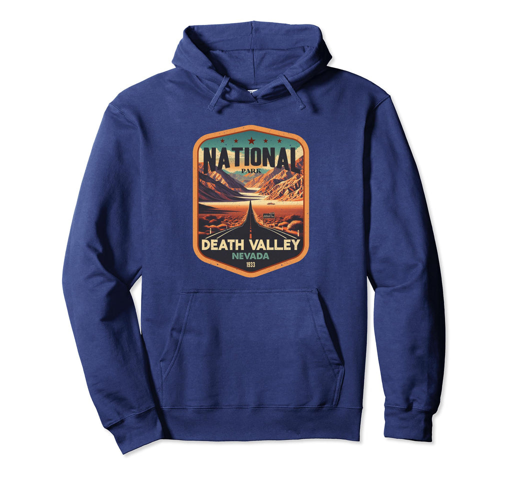 Death Valley National Park Badge Hoodie - Unique Graphic for Adults - T-Shirt, Sweatshirt, Hoodie