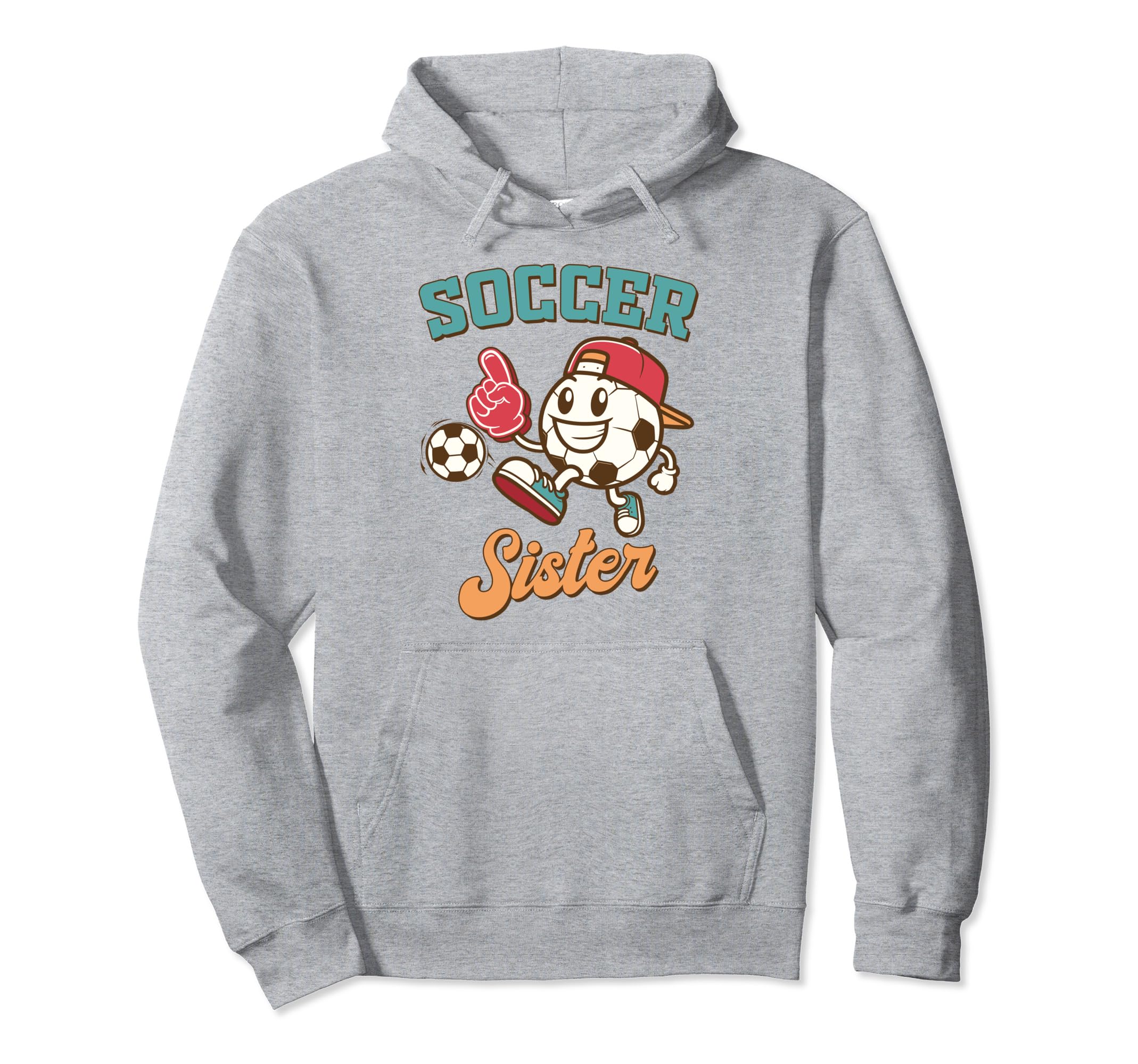 Soccer Sister Game Day Family Supporter Hoodie - Unique Graphic Unisex - T-Shirt, Sweatshirt, Hoodie