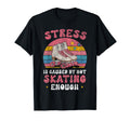 Roller Skating Skate 1970S Stress T-Shirt - Casual Everyday Wear Men Women - T-Shirt, Sweatshirt, Hoodie