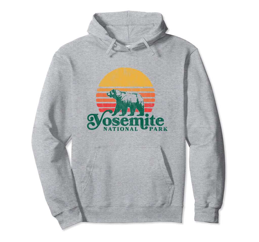Yosemite National Park Bear And Sun Hoodie - Novelty Apparel Men Women - T-Shirt, Sweatshirt, Hoodie