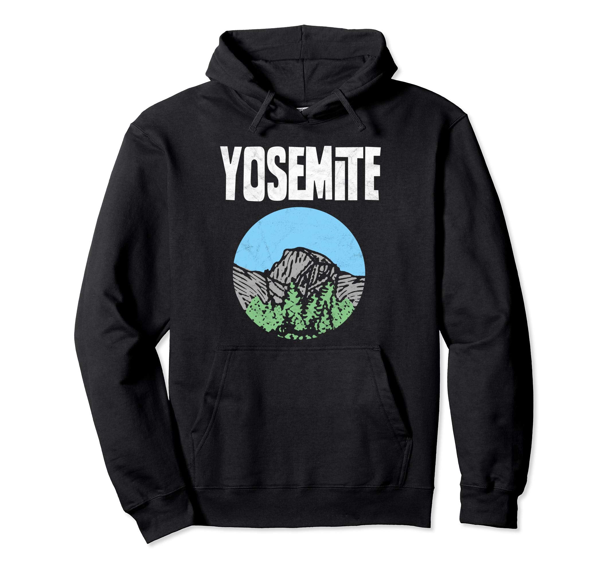 Yosemite National Park Minimalist Hoodie - Streetwear Style Unisex - T-Shirt, Sweatshirt, Hoodie