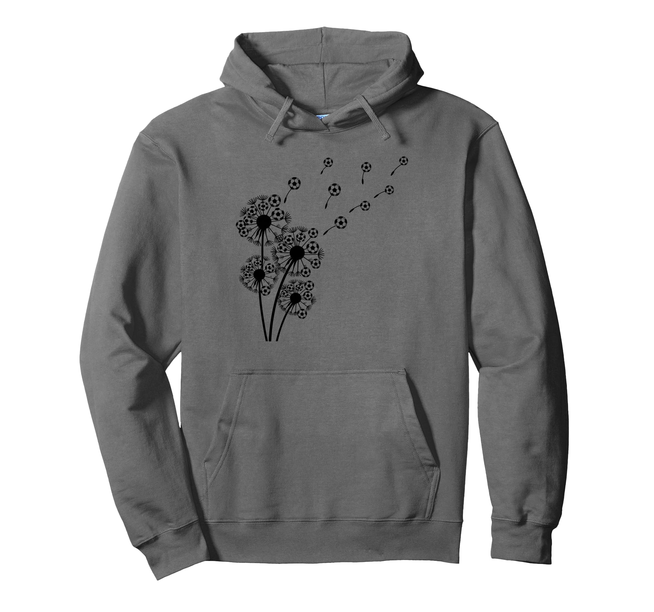 Soccer Balls Dandelion Funny Soccer Hoodie - Aesthetic Graphic for Adults - T-Shirt, Sweatshirt, Hoodie