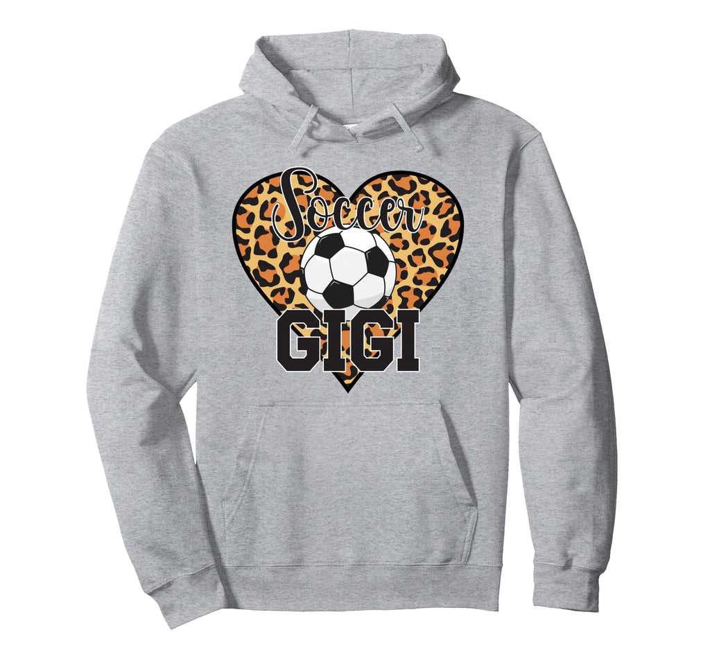 Soccer Gigi Heart Grandma Gigi Soccer Hoodie - Unique Graphic Men Women - T-Shirt, Sweatshirt, Hoodie