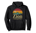 Zion National Park Hiking Camping Gift Hoodie - Minimalist Print Men Women - T-Shirt, Sweatshirt, Hoodie