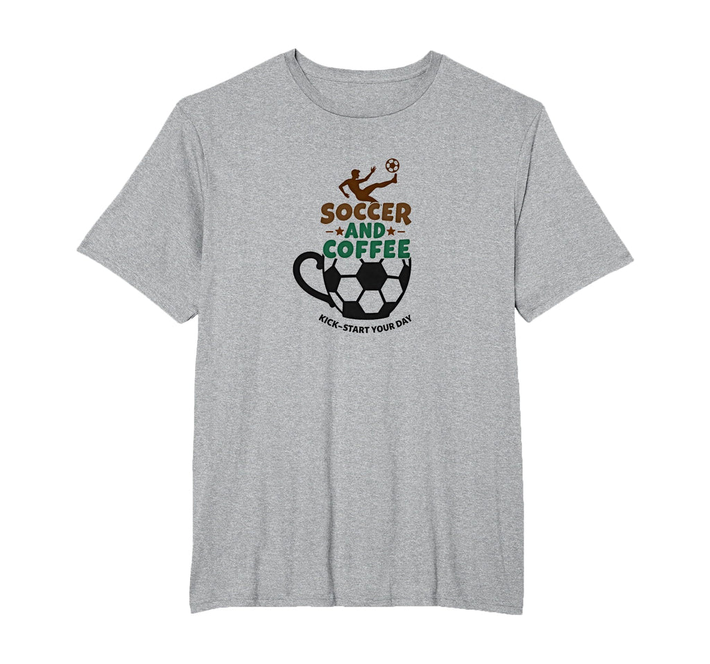 Soccer Mom Soccer And Coffee Kick Sweatshirt - Casual Everyday Wear Unisex - T-Shirt, Sweatshirt, Hoodie