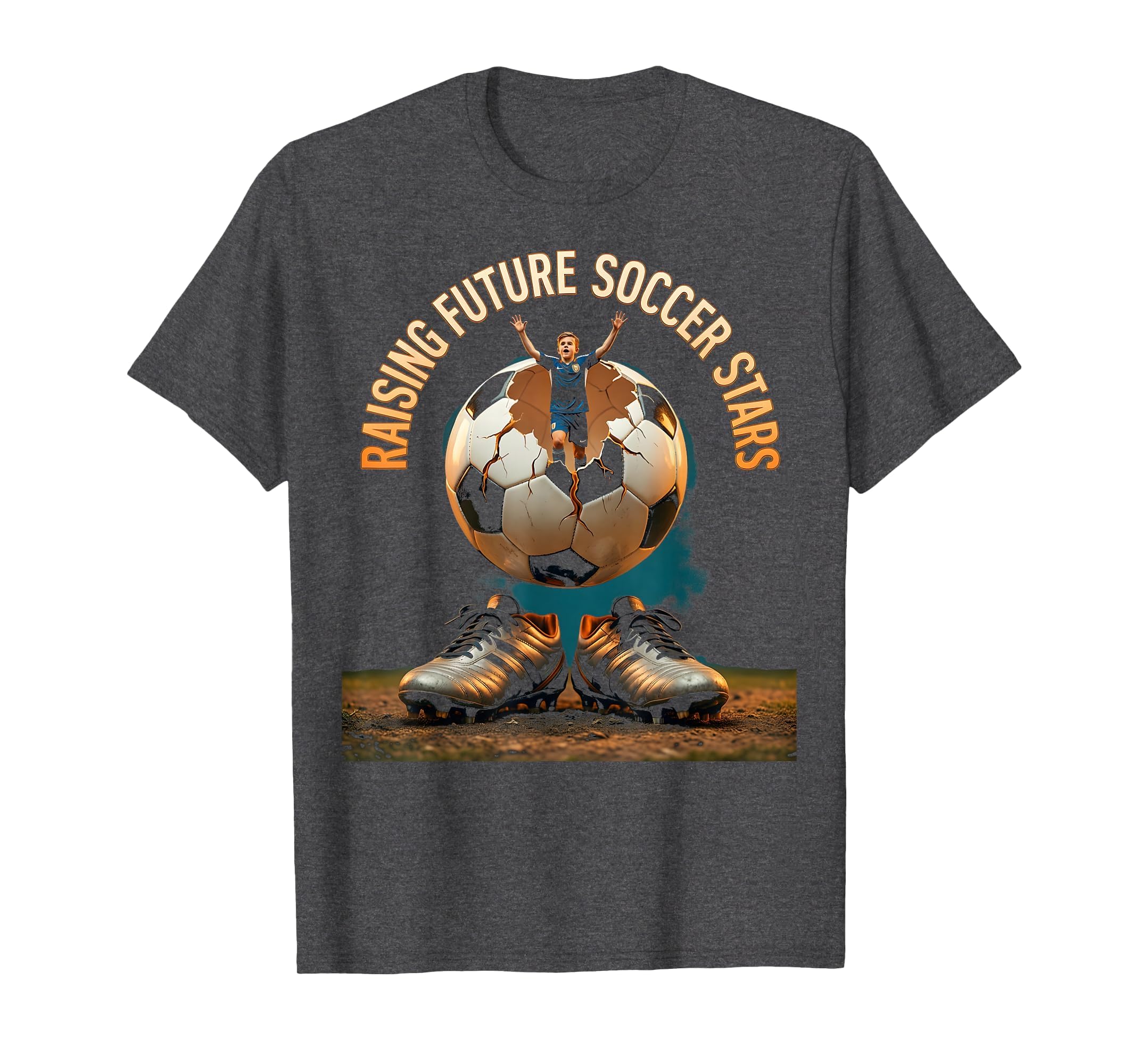 Raising Future Soccer Stars Soccer Dad T-Shirt - Novelty Apparel for Adults - T-Shirt, Sweatshirt, Hoodie