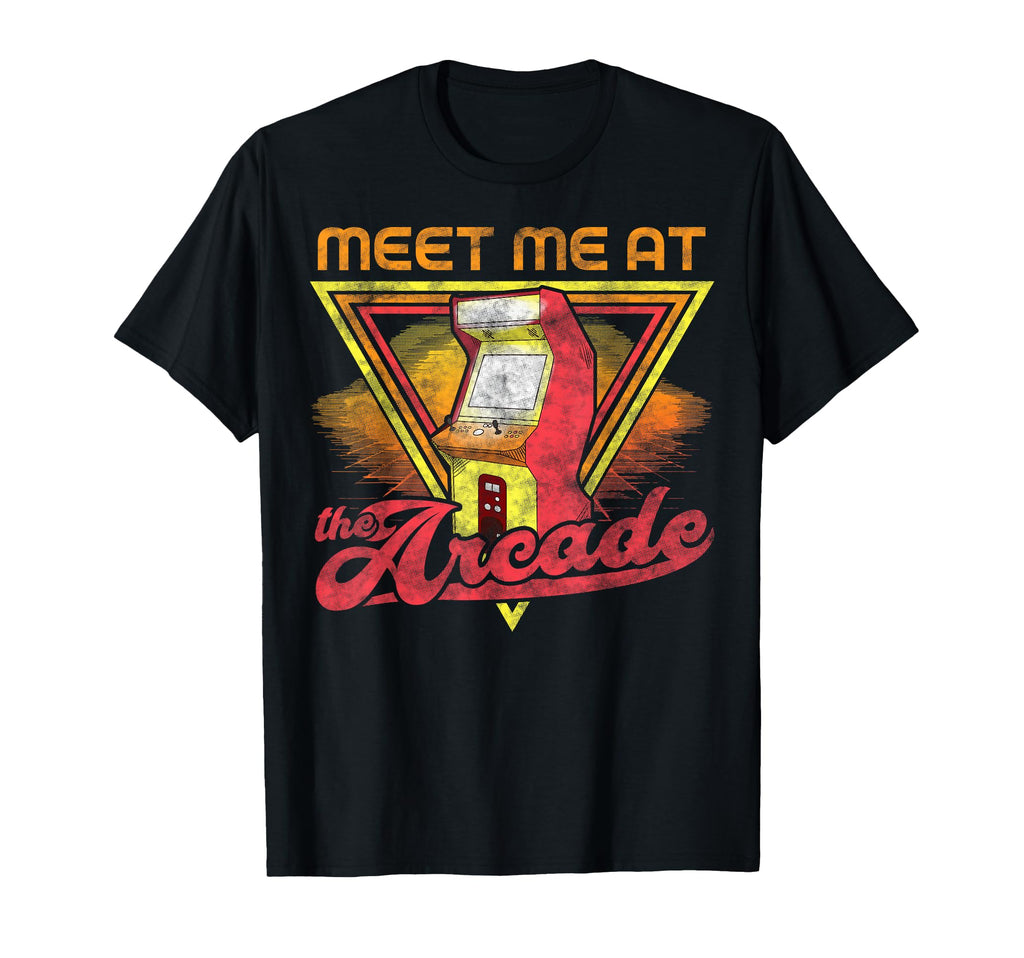 Meet Me Arcade Game Machine Gaming T-Shirt - Graphic Print for Adults - T-Shirt, Sweatshirt, Hoodie