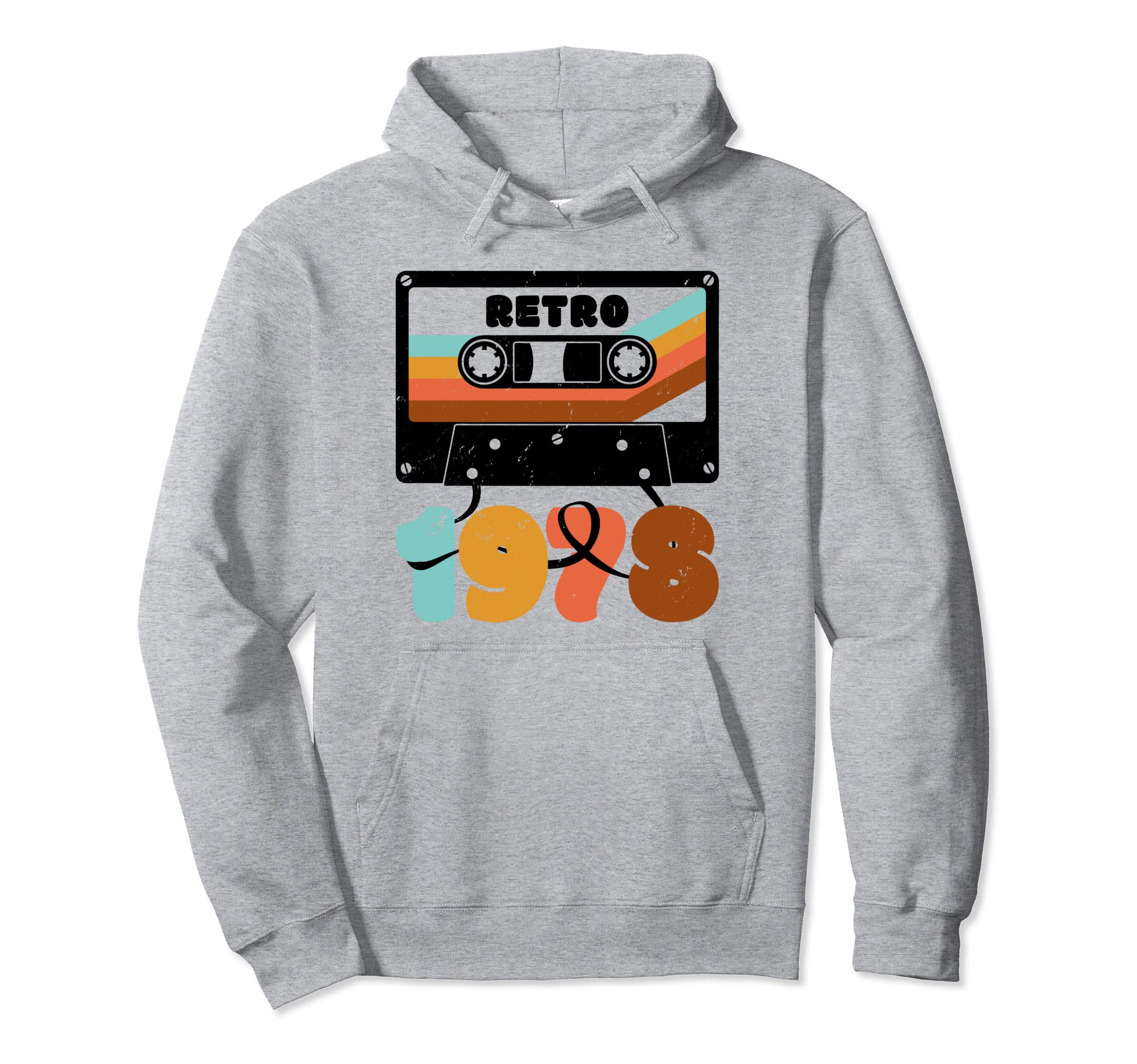 1978 Cassette Tape Is 45Th Birthday Hoodie - Streetwear Style for Adults - T-Shirt, Sweatshirt, Hoodie