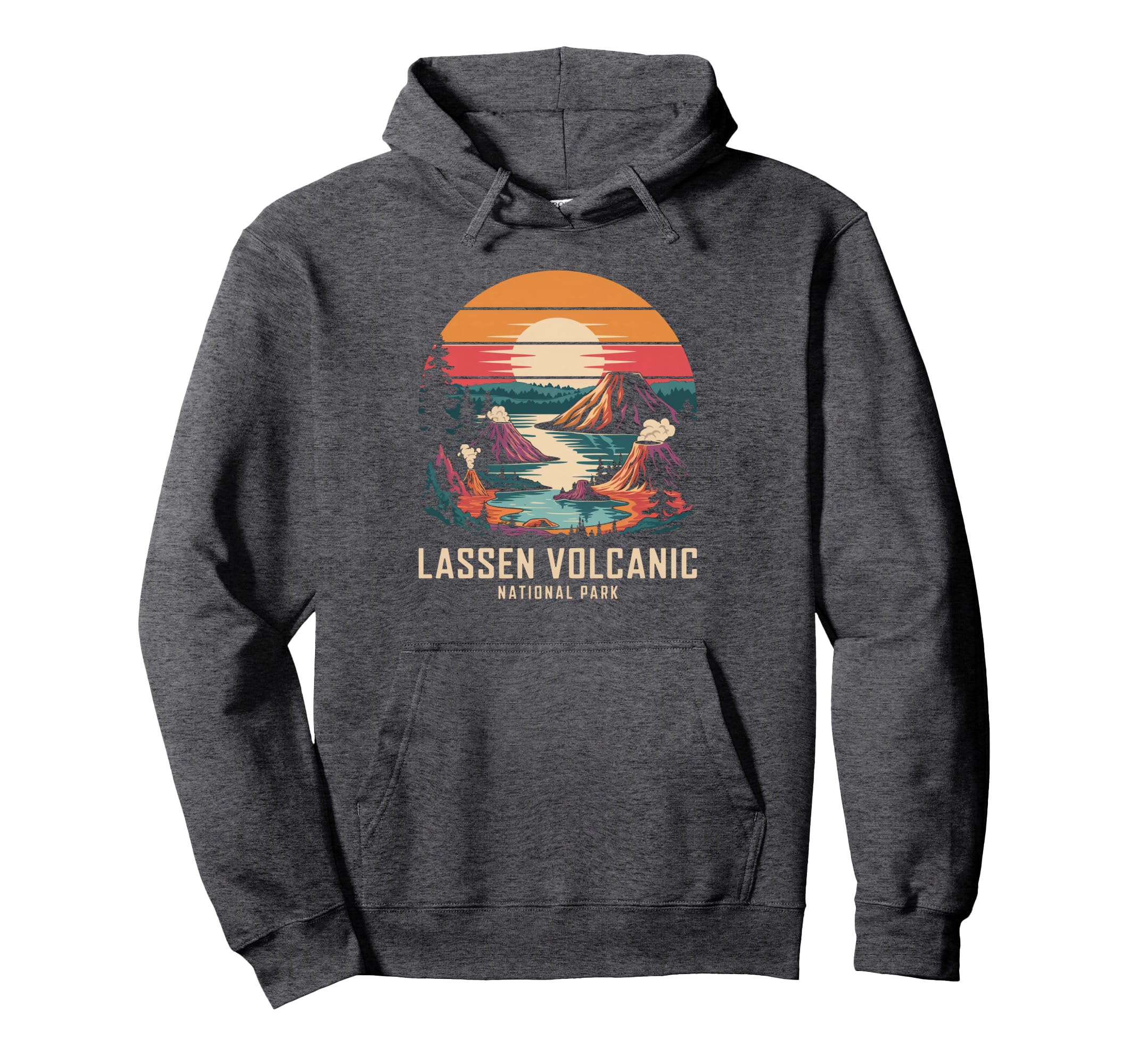 Lassen Volcanic National Park California Hoodie - Graphic Print Unisex - T-Shirt, Sweatshirt, Hoodie