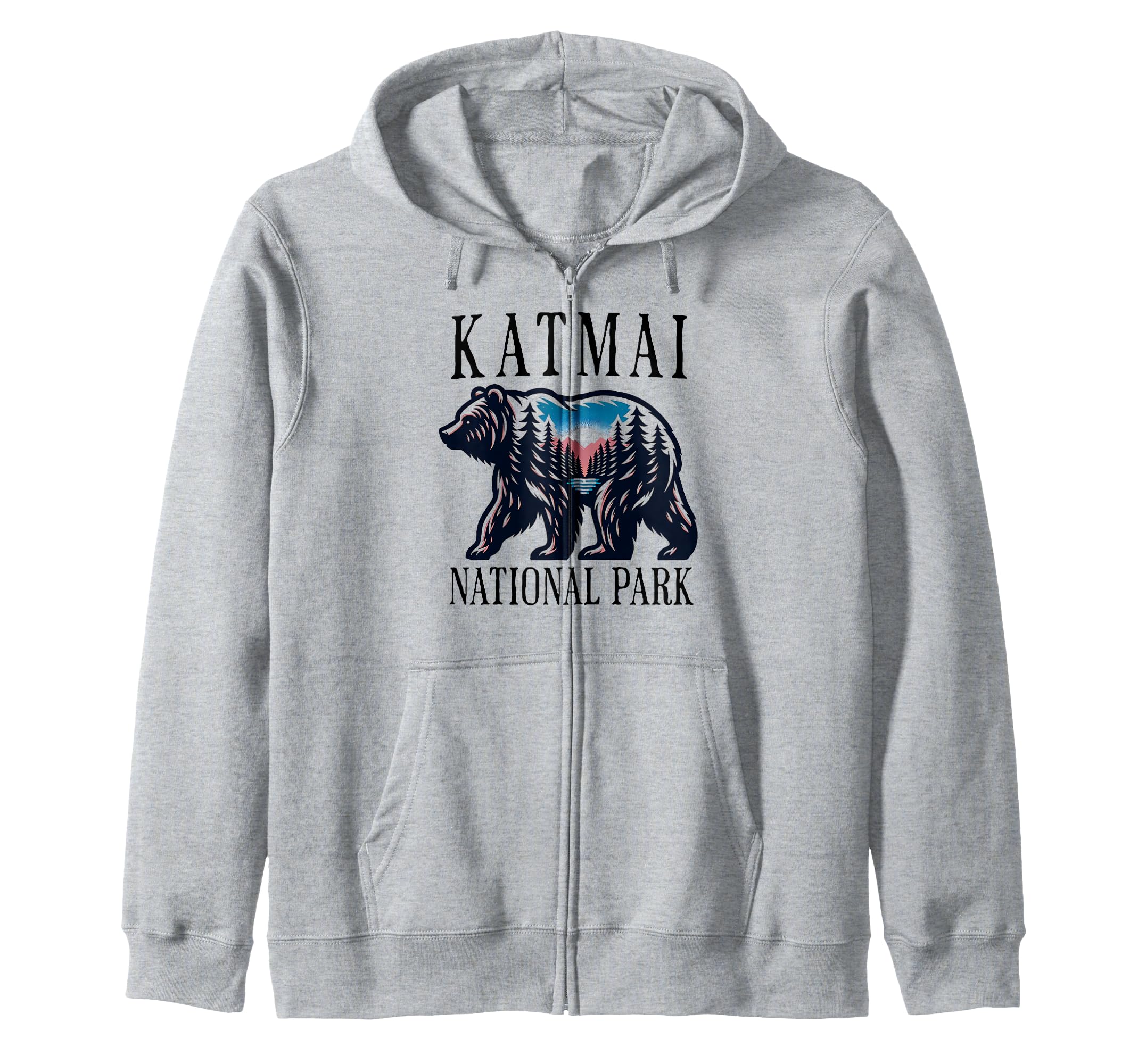 Katmai National Park Alaska Usa T-Shirt - Minimalist Print Men Women - T-Shirt, Sweatshirt, Hoodie