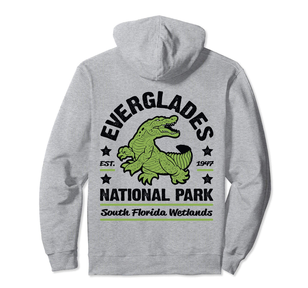 Everglades National Park Alligator Hoodie - Casual Everyday Wear Men Women - T-Shirt, Sweatshirt, Hoodie