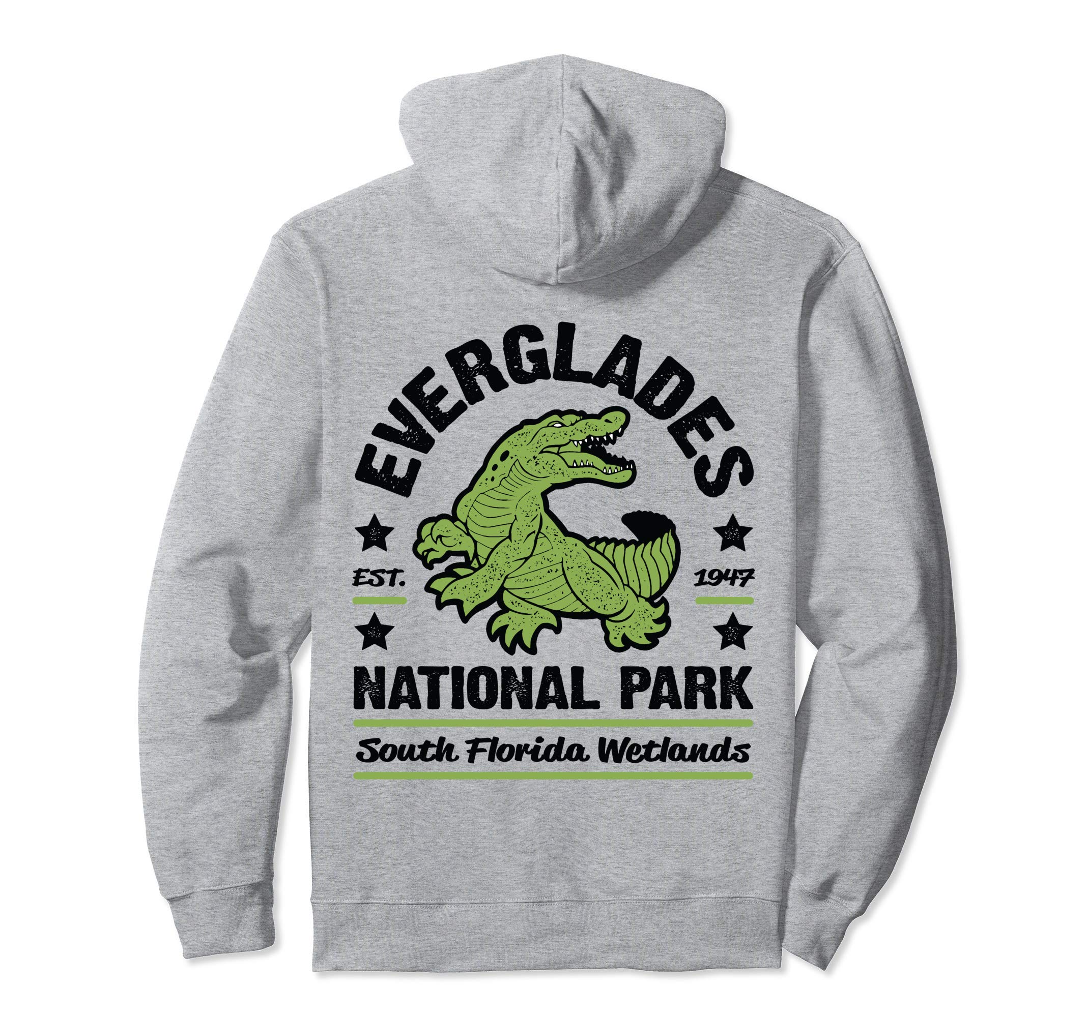 Everglades National Park Alligator Hoodie - Casual Everyday Wear Men Women - T-Shirt, Sweatshirt, Hoodie