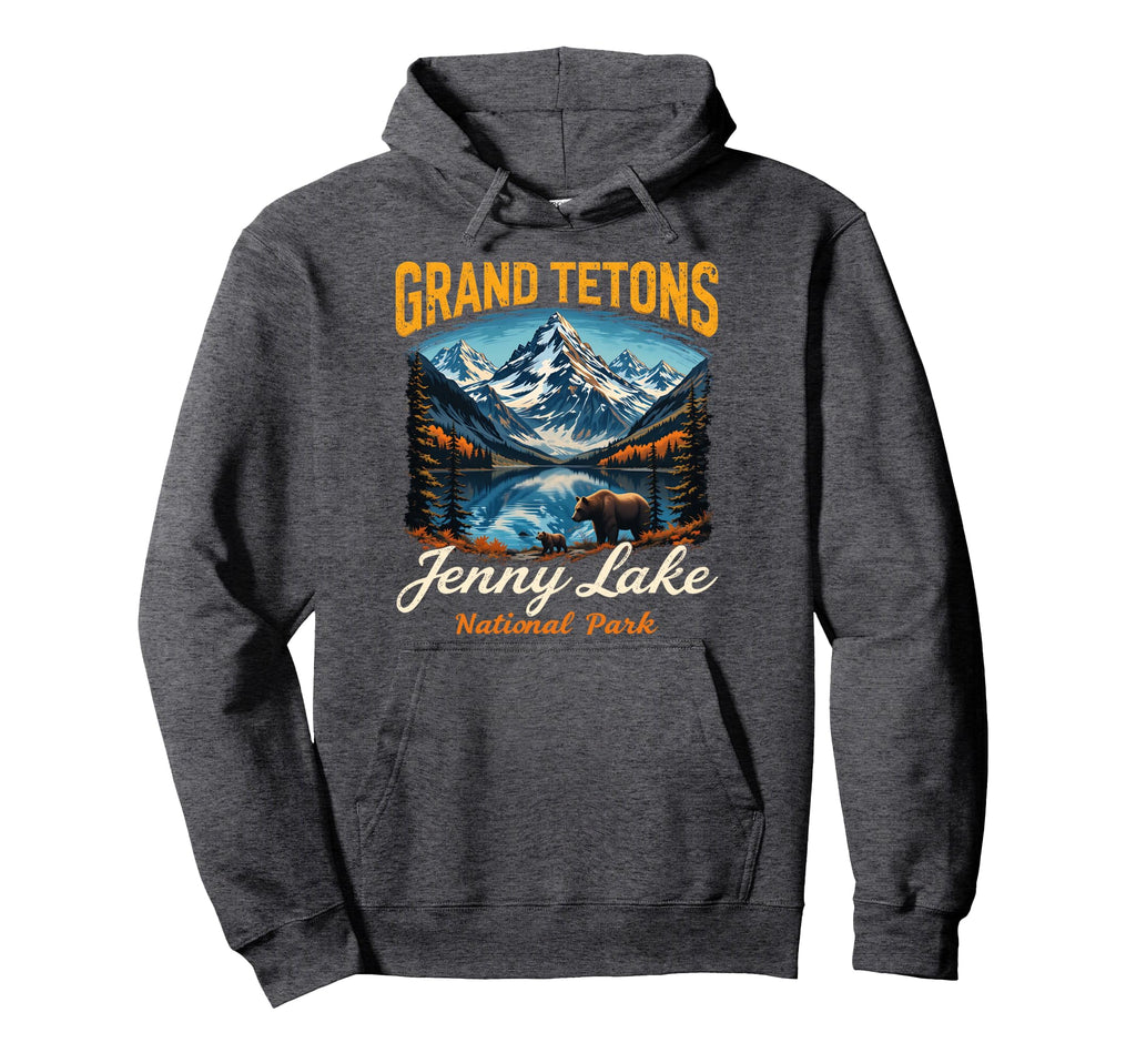 Grand Tetons Trip Vacation National Park Hoodie - Custom Art Print Unisex - T-Shirt, Sweatshirt, Hoodie