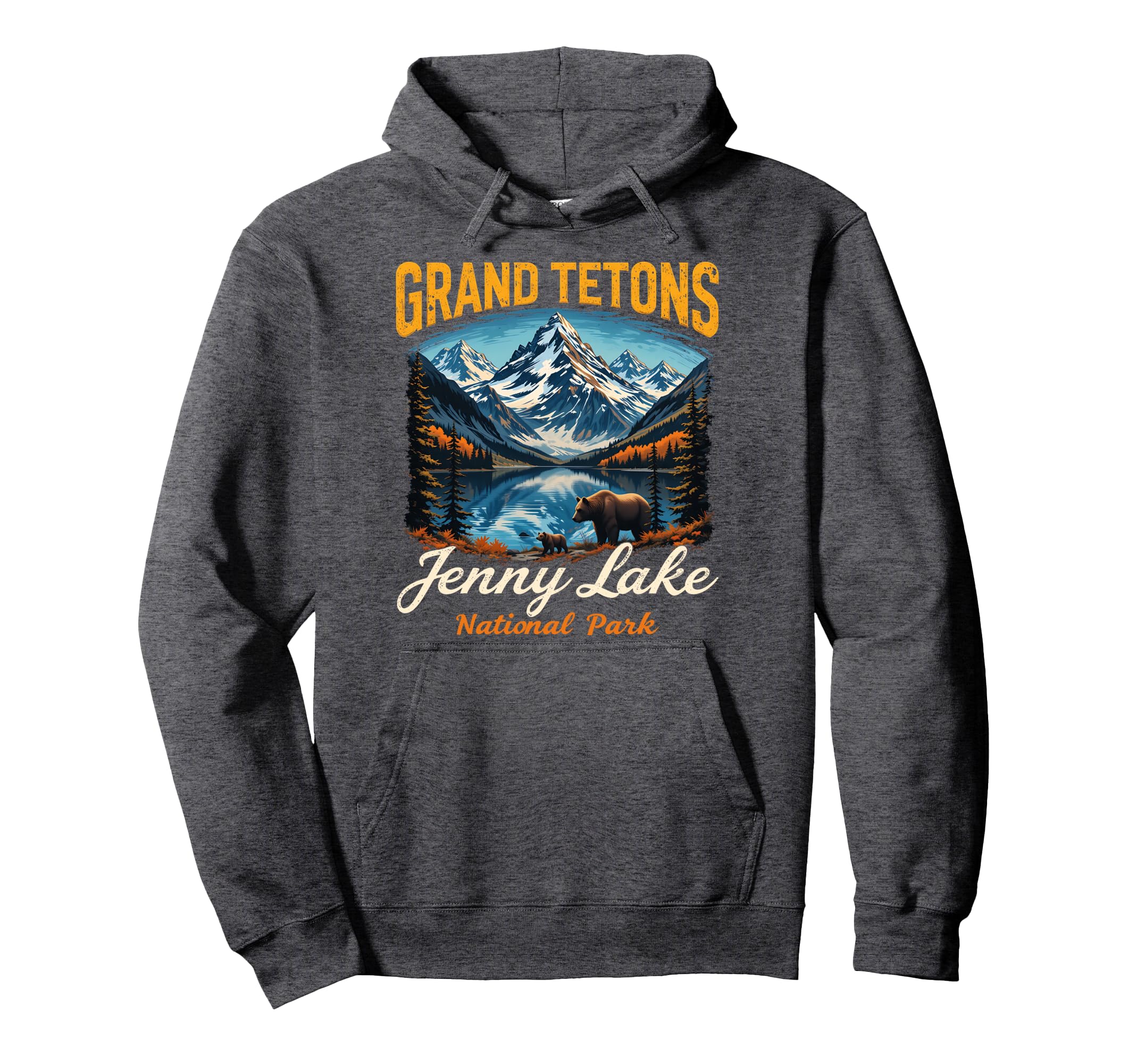 Grand Tetons Trip Vacation National Park Hoodie - Custom Art Print Unisex - T-Shirt, Sweatshirt, Hoodie