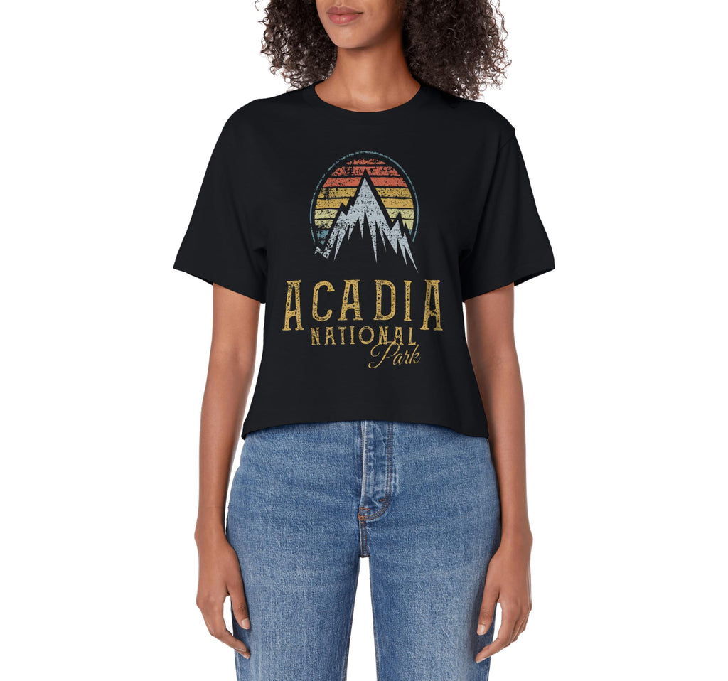 Acadia National Park Mountains Summit Hoodie - Streetwear Style Men Women - T-Shirt, Sweatshirt, Hoodie