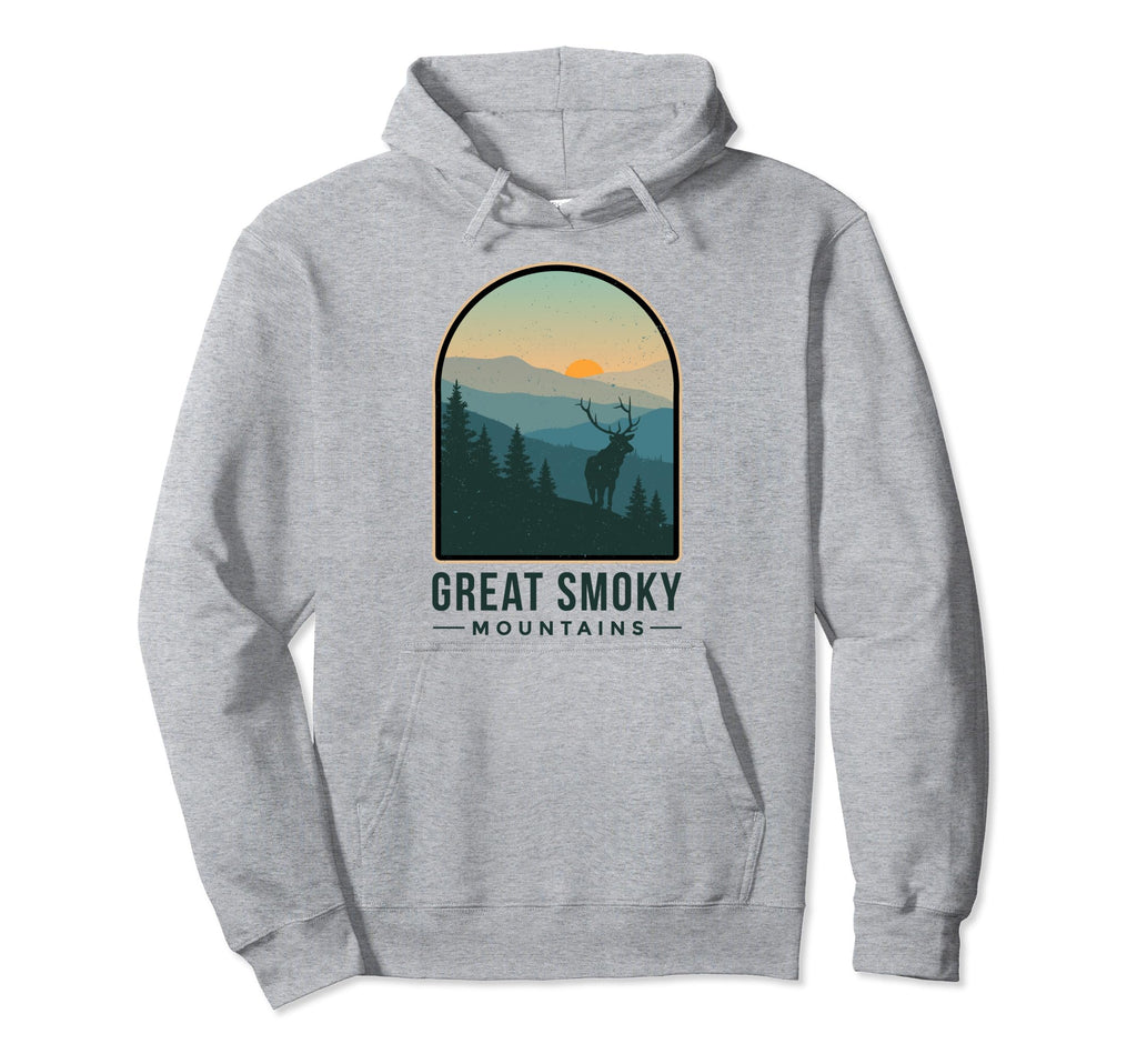 Great Smoky Mountains Deer National Park Hoodie - Graphic Print for Adults - T-Shirt, Sweatshirt, Hoodie