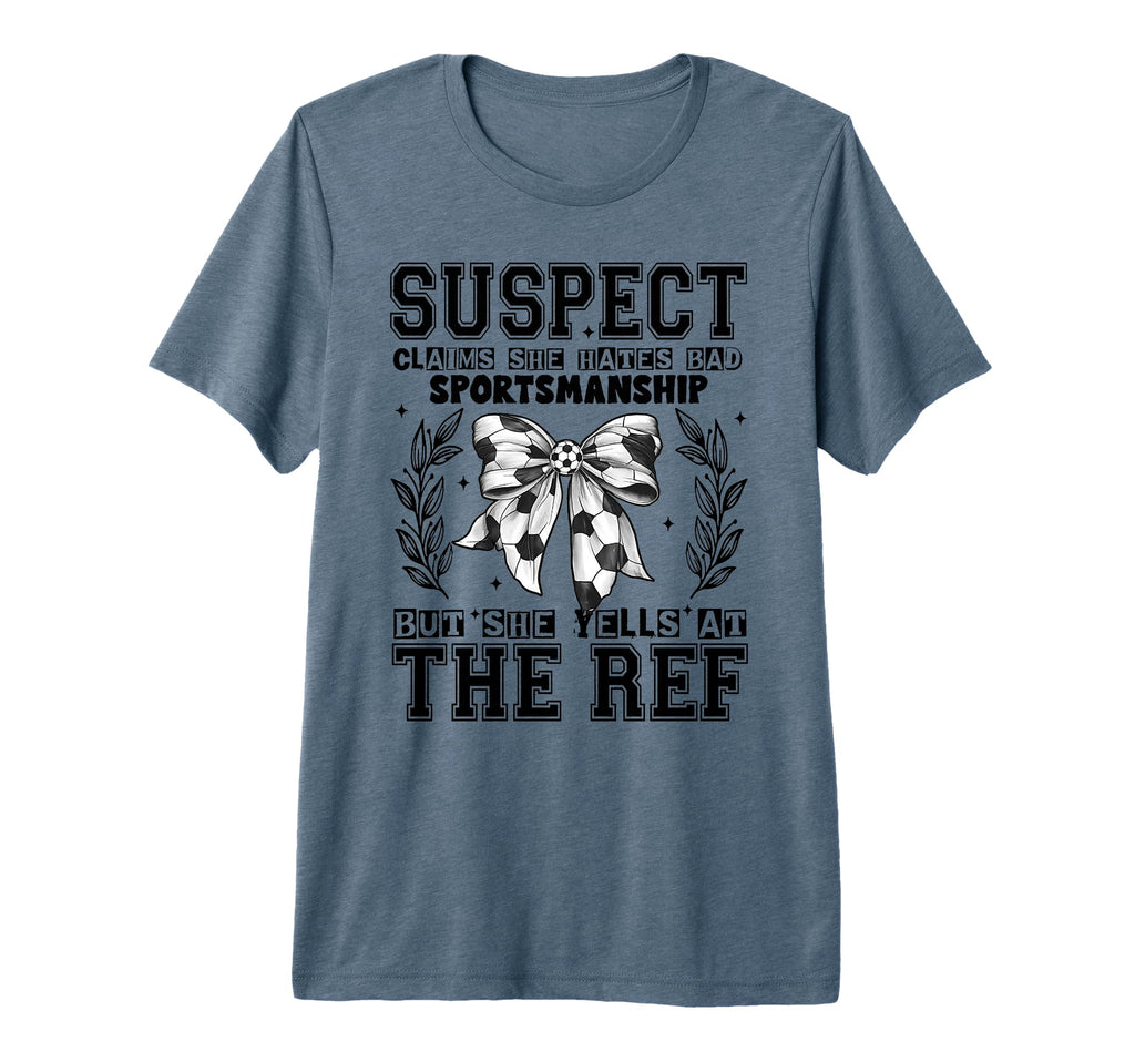 Suspect Claims She Hated Bad T-Shirt - Fun Novelty Design for Adults - T-Shirt, Sweatshirt, Hoodie