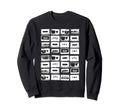 Cassette Tapes Mixtapes 1980S Radio Sweatshirt - Trendy Graphic Men Women - T-Shirt, Sweatshirt, Hoodie