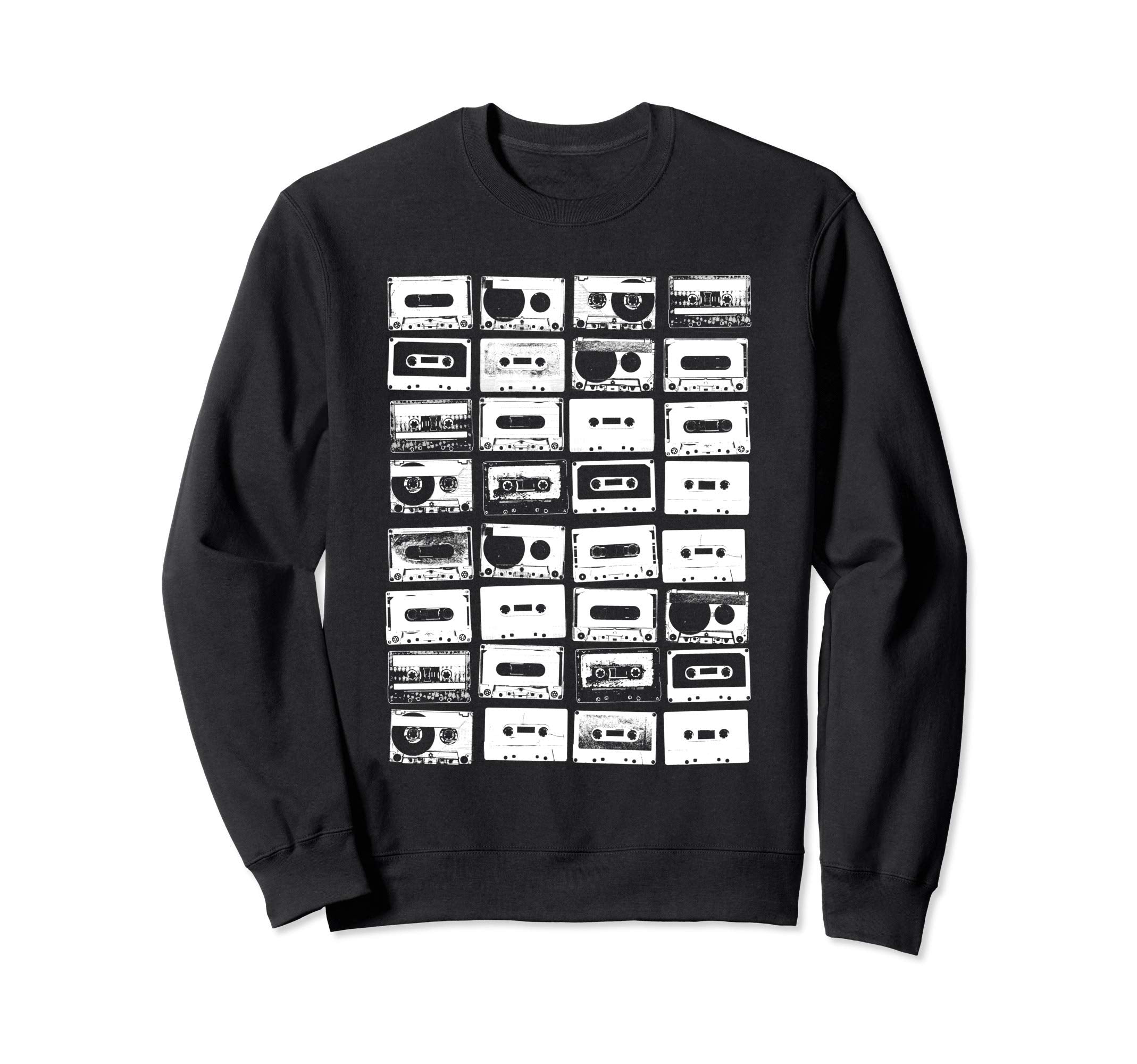 Cassette Tapes Mixtapes 1980S Radio Sweatshirt - Trendy Graphic Men Women - T-Shirt, Sweatshirt, Hoodie