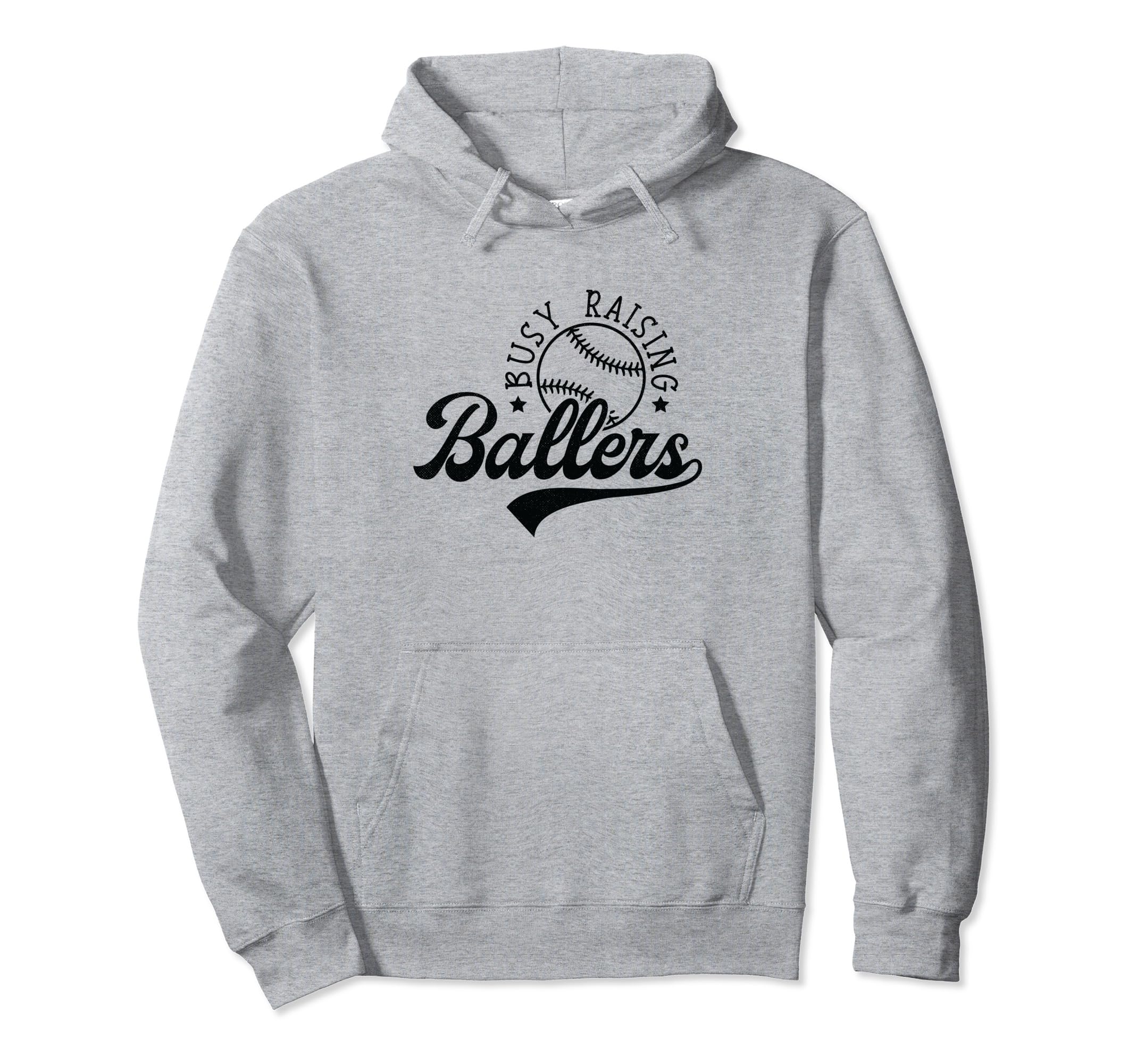 Busy Raising Ballers Funny Baseball Softball Hoodie - Unique Graphic Unisex - T-Shirt, Sweatshirt, Hoodie