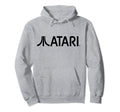 Atari Gaming Logo Black Arcade Fun Hoodie - Casual Everyday Wear Unisex - T-Shirt, Sweatshirt, Hoodie