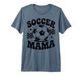 Soccer Mama Football Soccer Player Mom Fan T-Shirt - Graphic Print Unisex - T-Shirt, Sweatshirt, Hoodie
