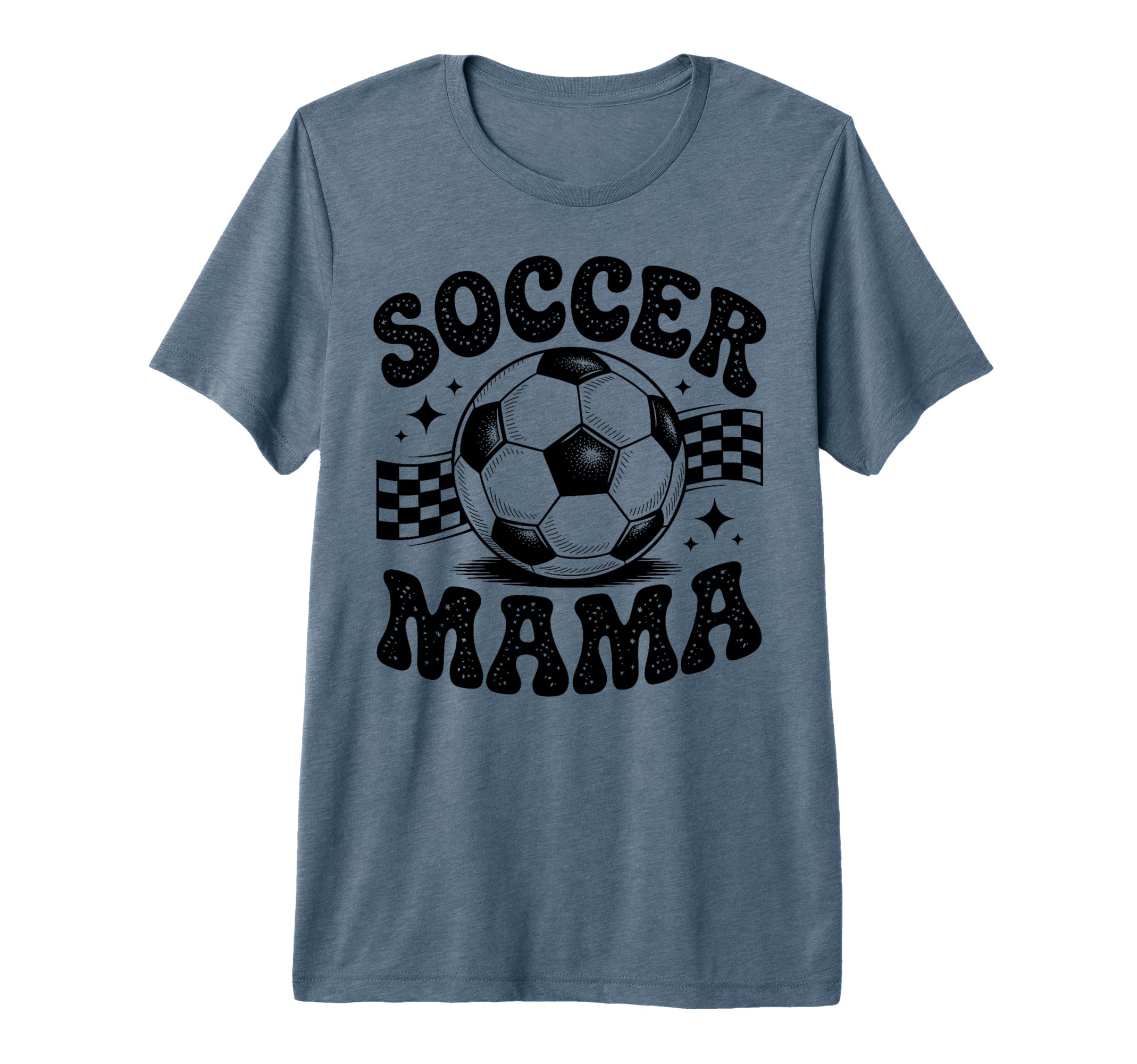 Soccer Mama Football Soccer Player Mom Fan T-Shirt - Graphic Print Unisex - T-Shirt, Sweatshirt, Hoodie