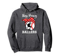 Busy Raising Ballers Funny Baseball Hoodie - Trendy Graphic for Adults - T-Shirt, Sweatshirt, Hoodie