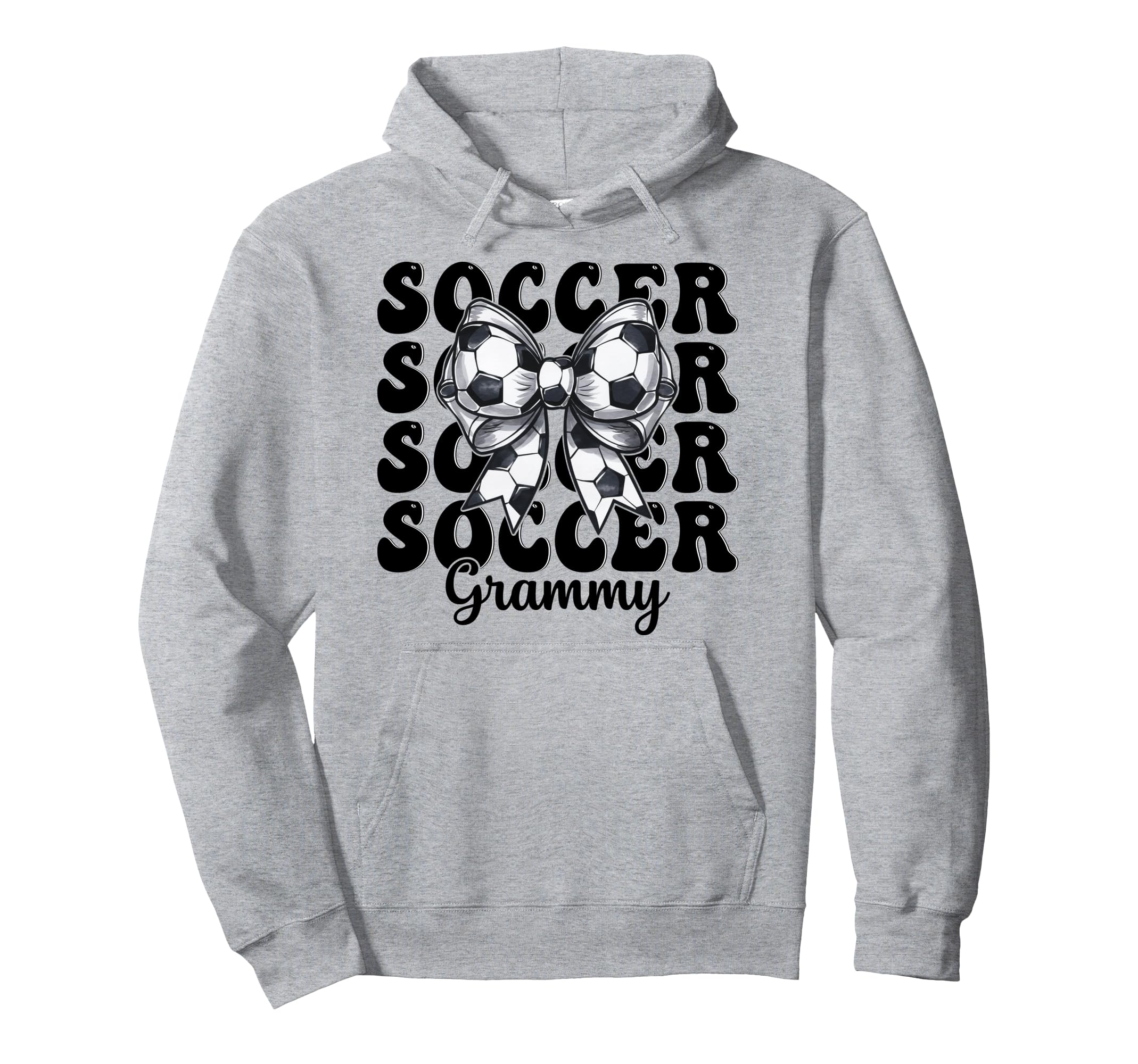Soccer Grammy Soccer Grandma Nana Coquette Hoodie - Unique Graphic Unisex - T-Shirt, Sweatshirt, Hoodie