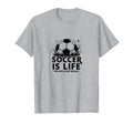 Soccer Coach Soccer Is Life Rest Is T-Shirt - Fun Novelty Design Men Women - T-Shirt, Sweatshirt, Hoodie