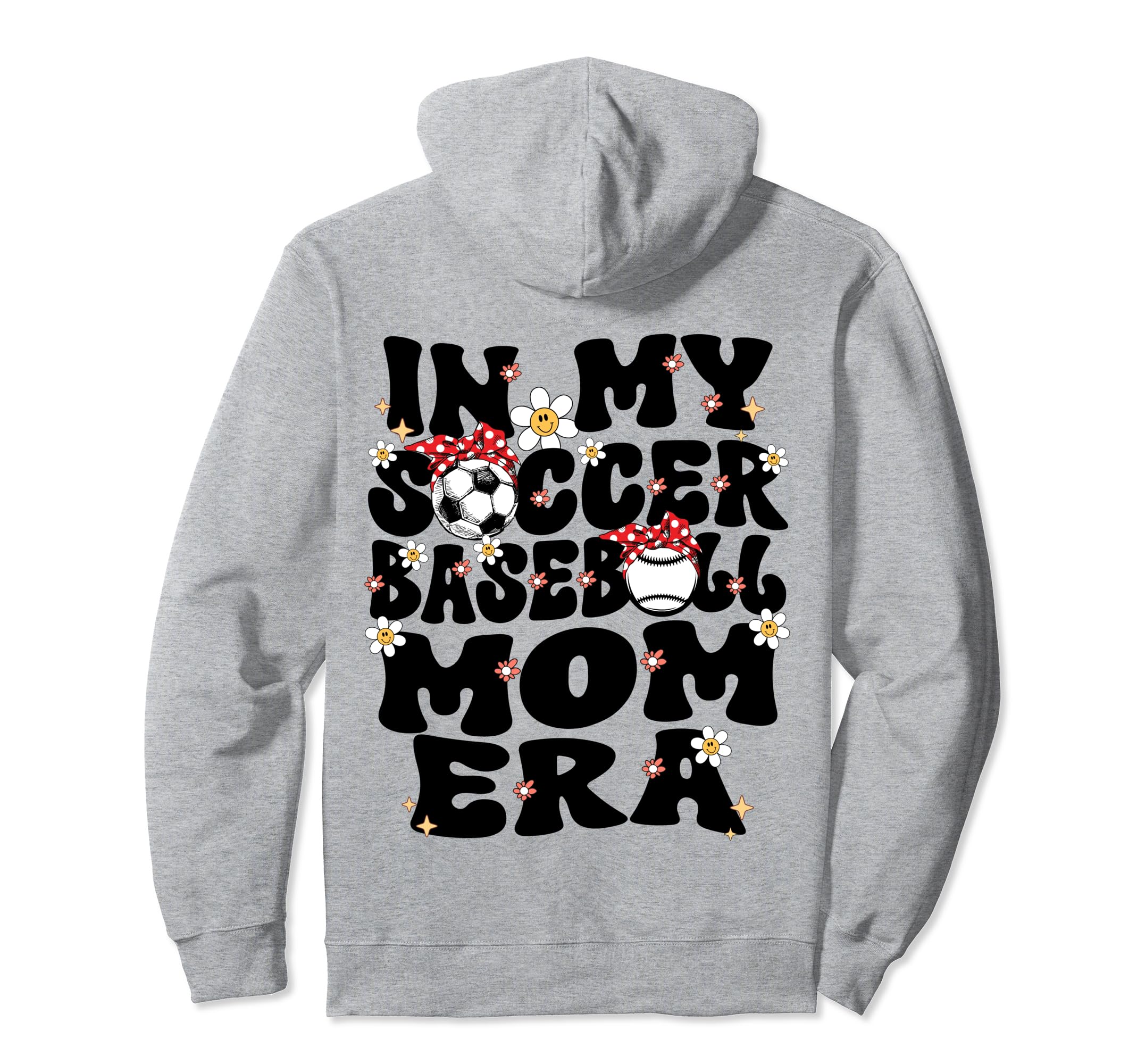 My Soccer Baseball Mom Era Baseball Hoodie - Custom Art Print Unisex - T-Shirt, Sweatshirt, Hoodie