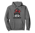 Soccer Mom Messy Bun Mom Life Mothers Day Hoodie - Trendy Graphic Unisex - T-Shirt, Sweatshirt, Hoodie
