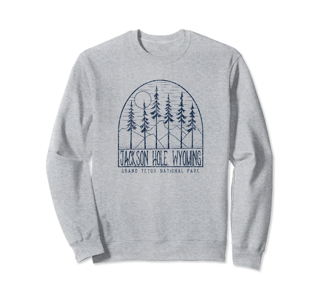 Grand Teton National Park Pine Trees Sweatshirt - Streetwear Style Unisex - T-Shirt, Sweatshirt, Hoodie