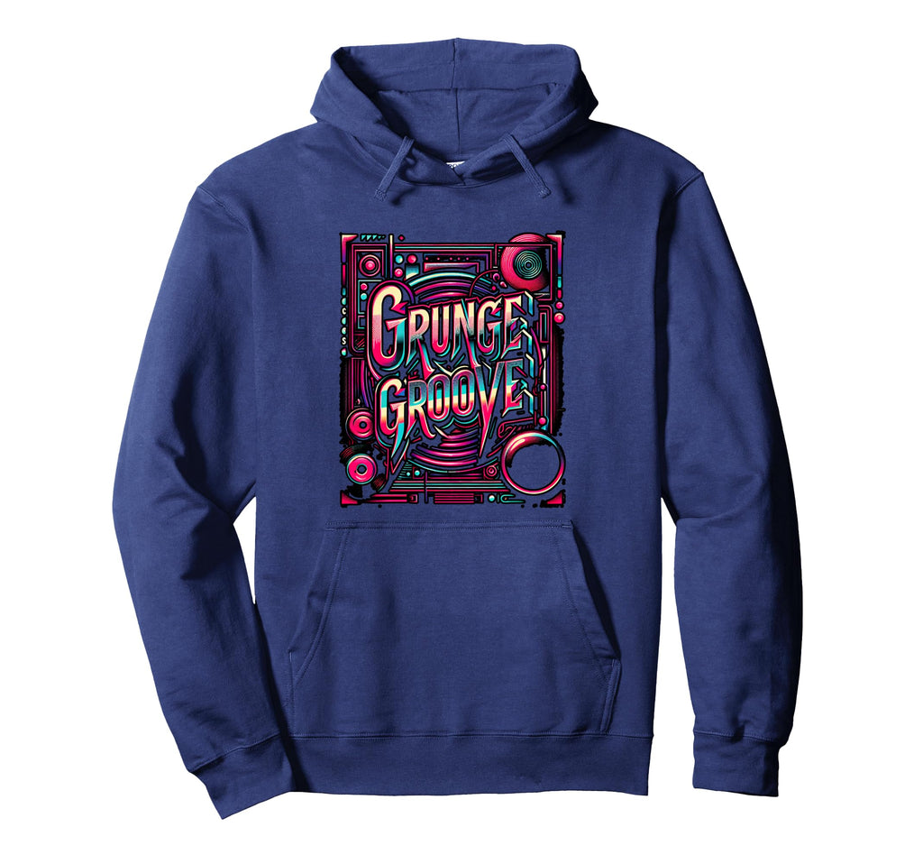 Grunge Groove 90S Alternative Rock Music Hoodie - Trendy Graphic Men Women - T-Shirt, Sweatshirt, Hoodie