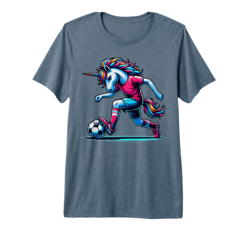 Footballer Unicorn Fans Soccer Team T-Shirt - Streetwear Style for Adults - T-Shirt, Sweatshirt, Hoodie