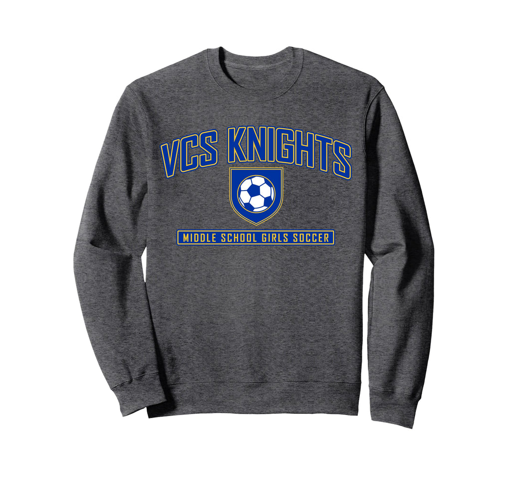 Vcs Knights Middle School Soccer Sweatshirt - Trendy Graphic for Adults - T-Shirt, Sweatshirt, Hoodie