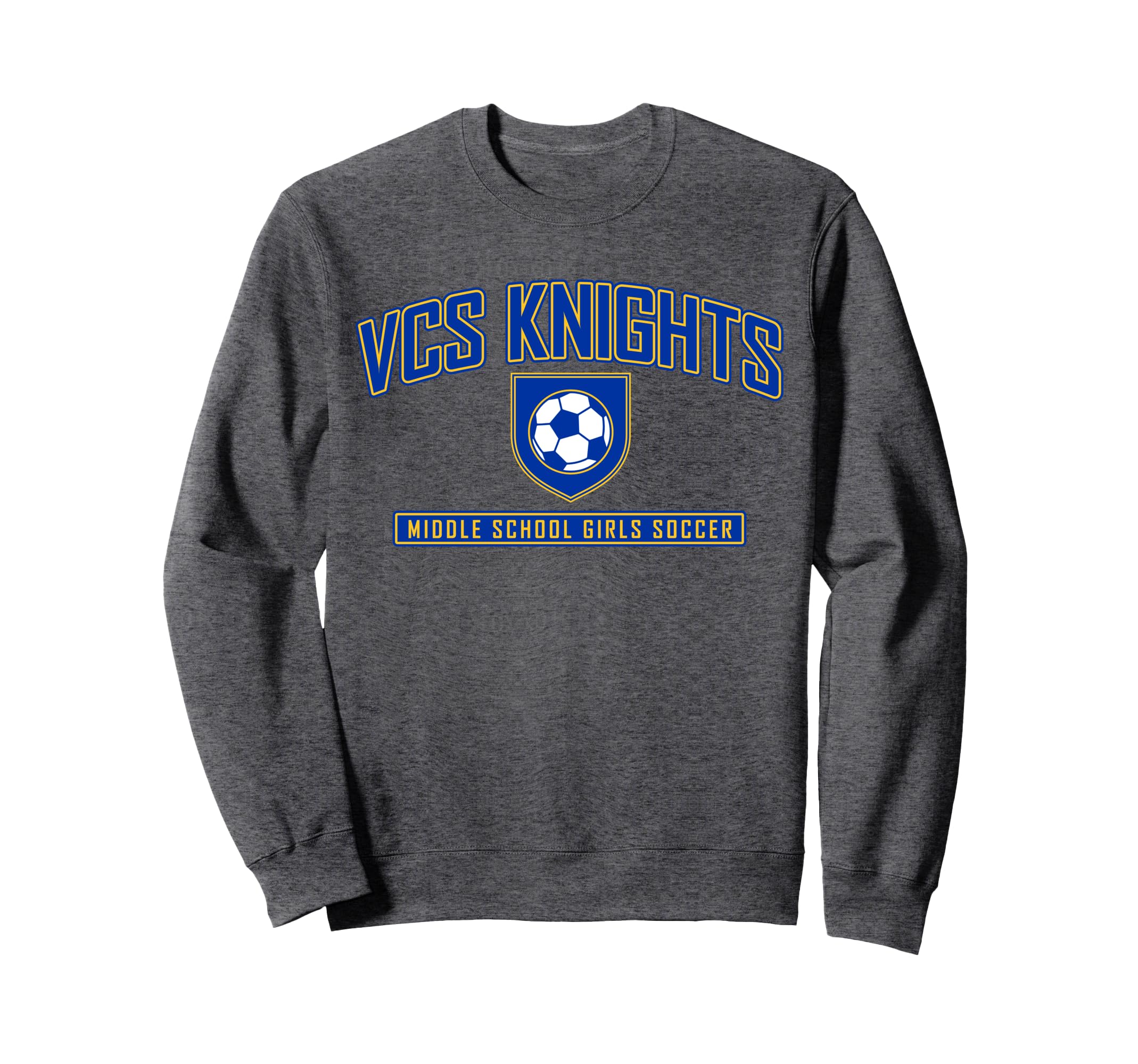 Vcs Knights Middle School Soccer Sweatshirt - Trendy Graphic for Adults - T-Shirt, Sweatshirt, Hoodie
